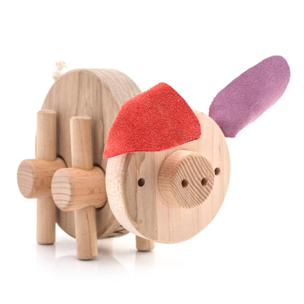 Wood Light Toy Pig (A+D)