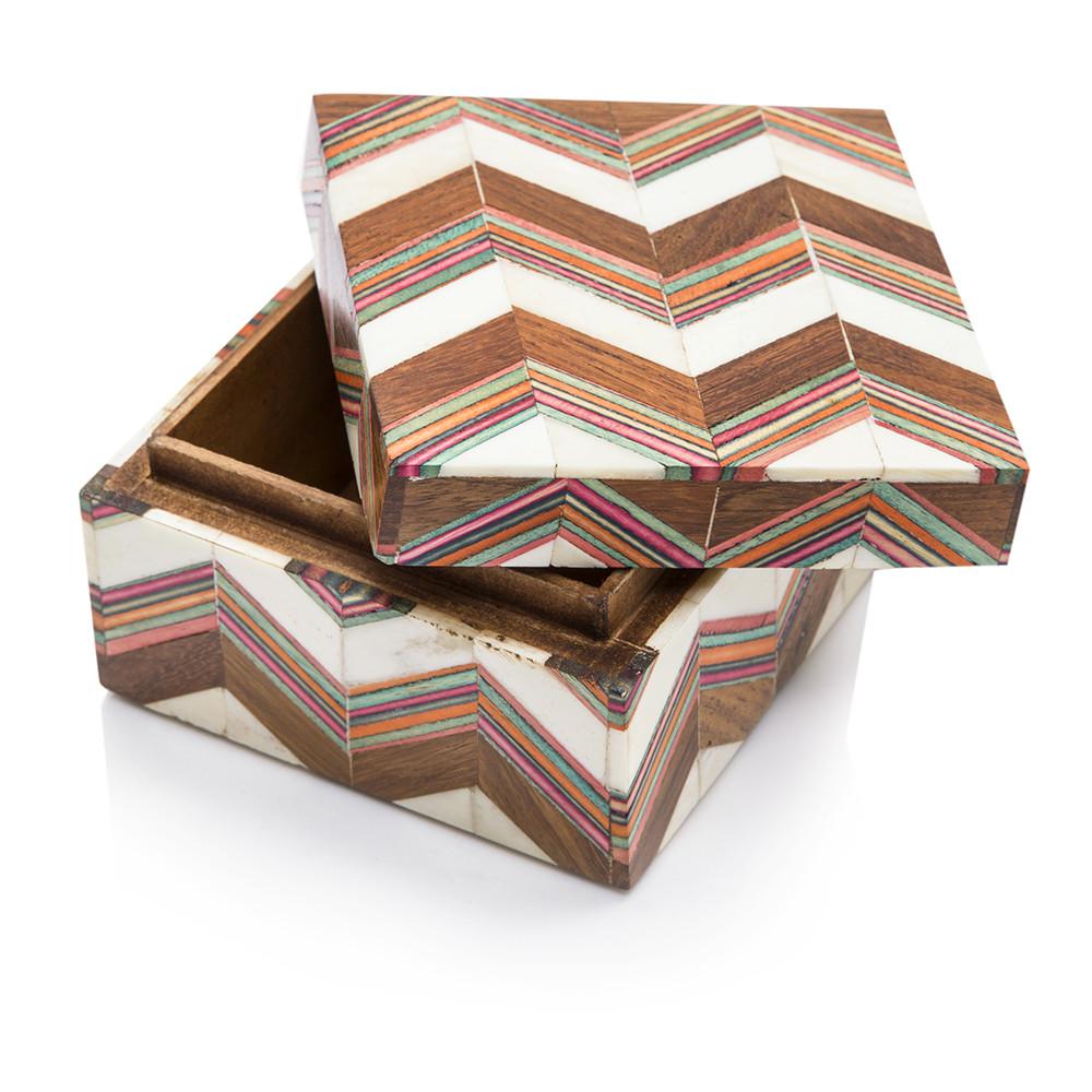 Multi Wood Chevron Box (A+D)