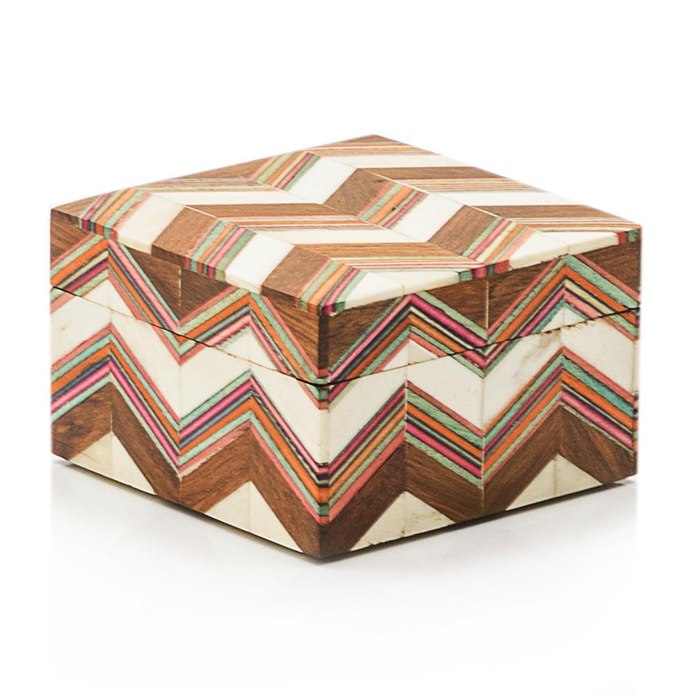 Multi Wood Chevron Box (A+D)