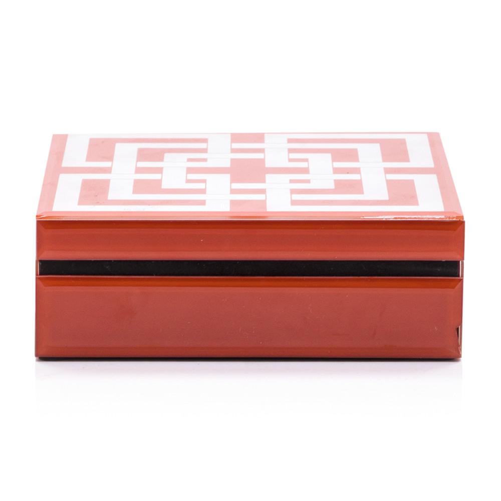 Orange Abstract Squares Box (A+D)