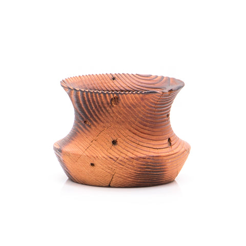 Brown Burnt Wood Bowl (A+D)