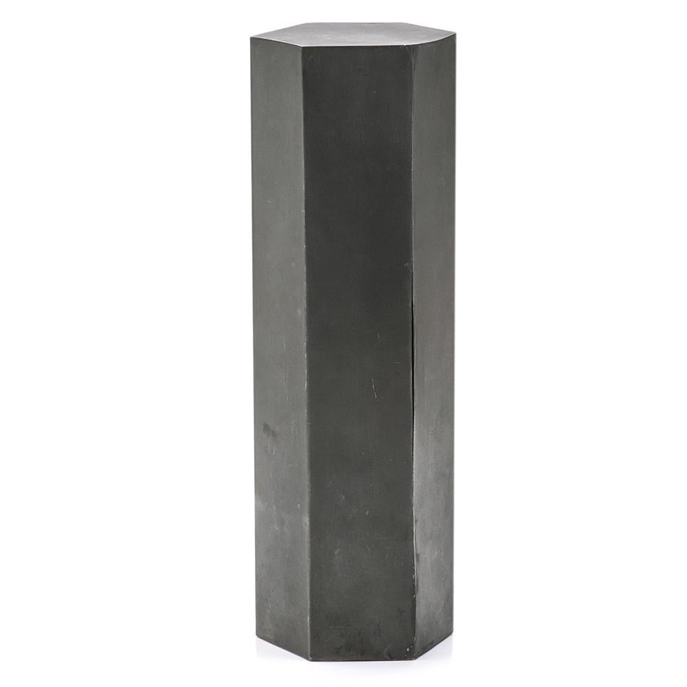 Black Metal Table Sculpture Hexagon (A+D)