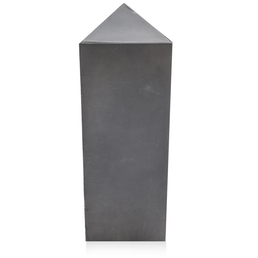 Black Metal Table Sculpture Triangle (A+D)