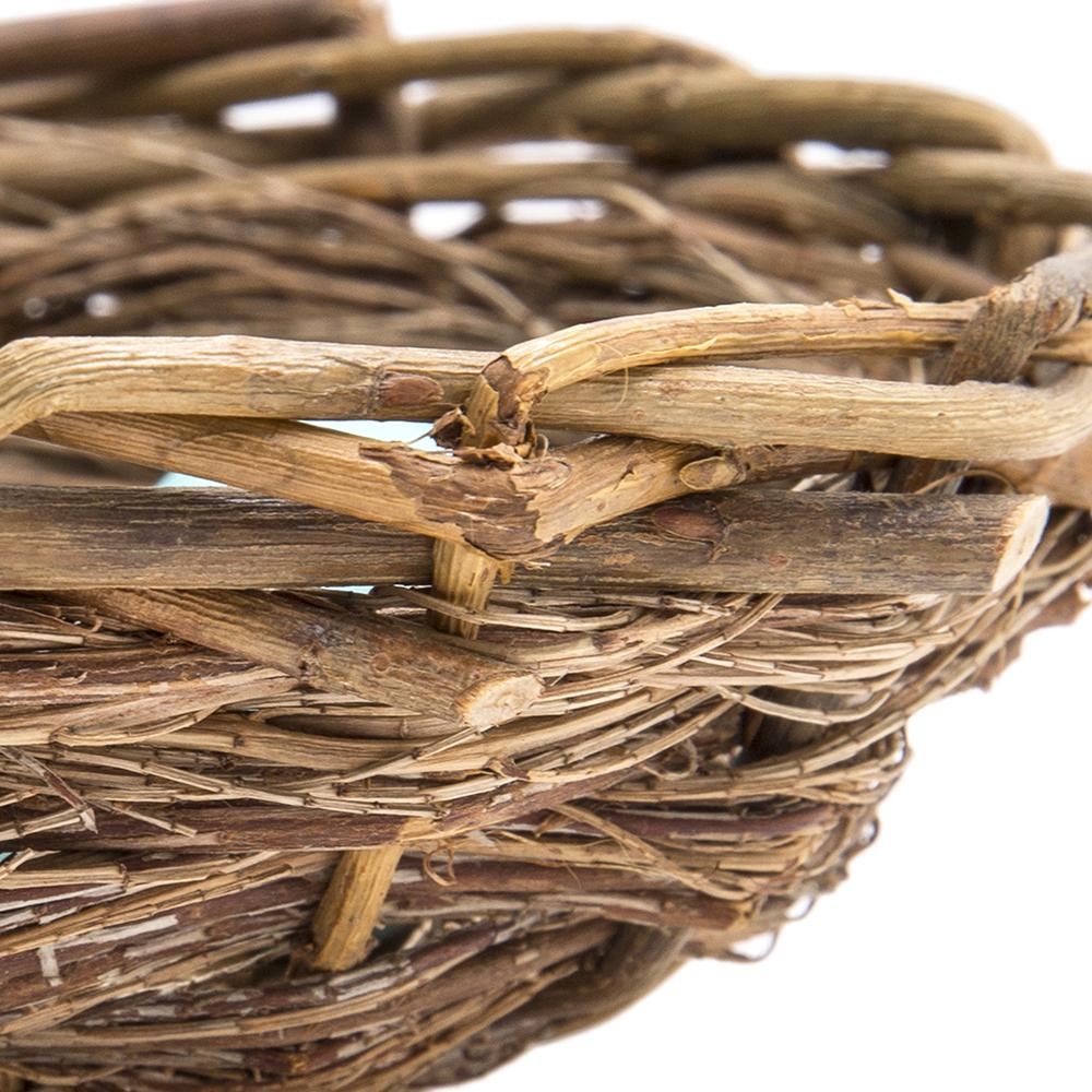 Tan Wicker Birds Nest (A+D)