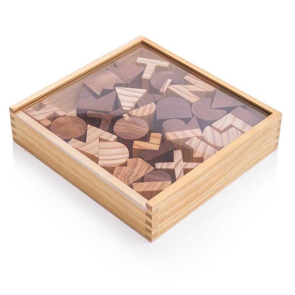 Wood Light Letter Puzzle (A+D)