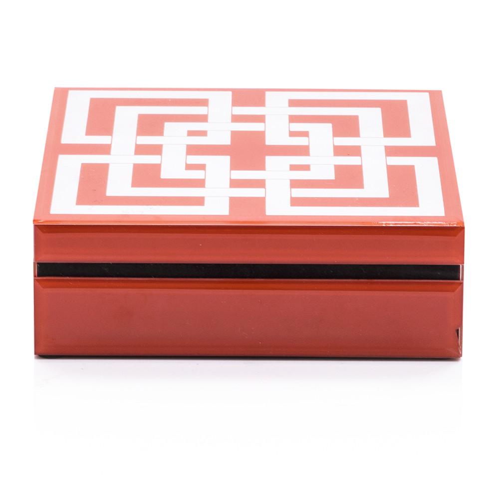 Orange Abstract Squares Box (A+D)