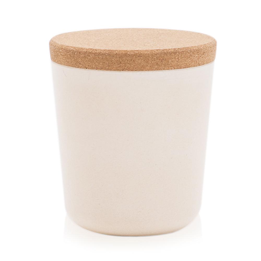 White Cork Pot Canister (A+D)