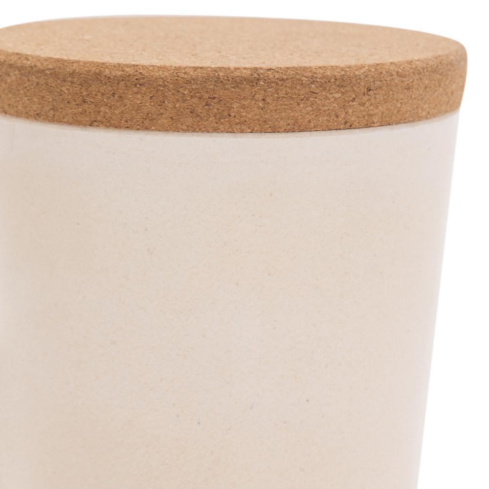 White Cork Pot Canister (A+D)