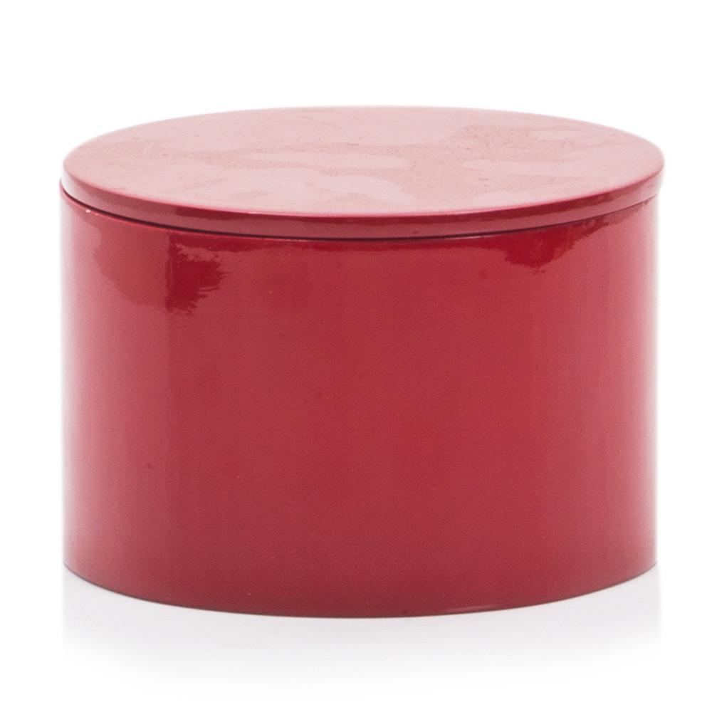 Red Lacquered Round Box (A+D)