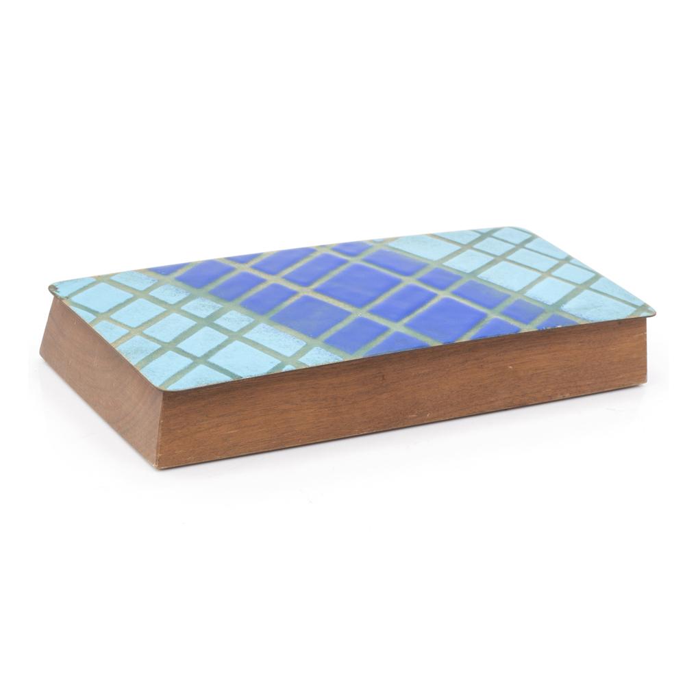Blue Enamel Gradient Box (A+D)