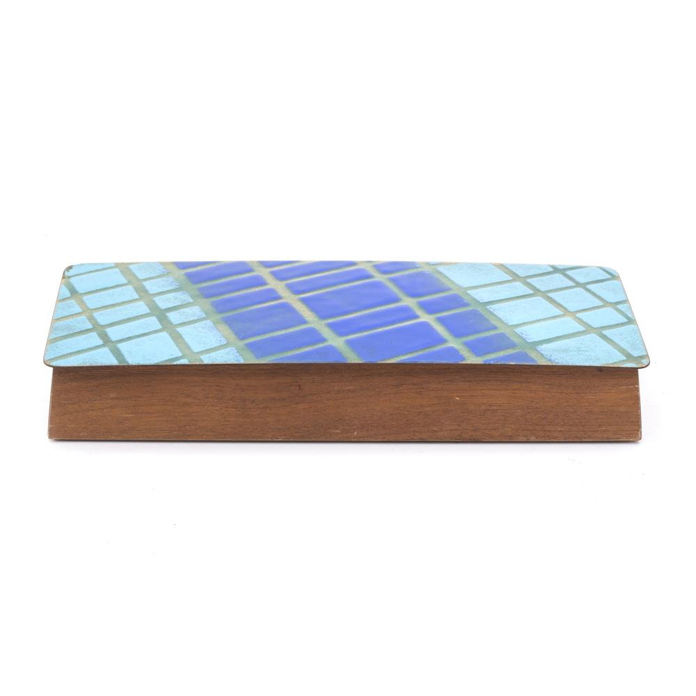 Blue Enamel Gradient Box (A+D)