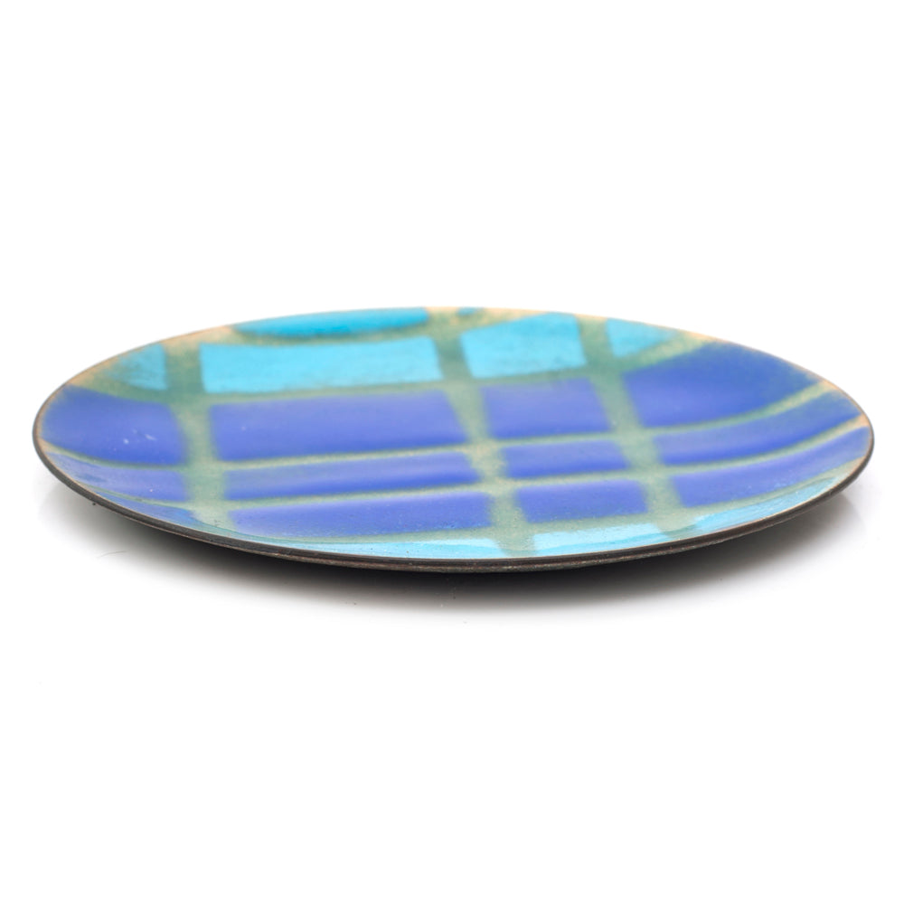 Blue Enamel Coaster (A+D)
