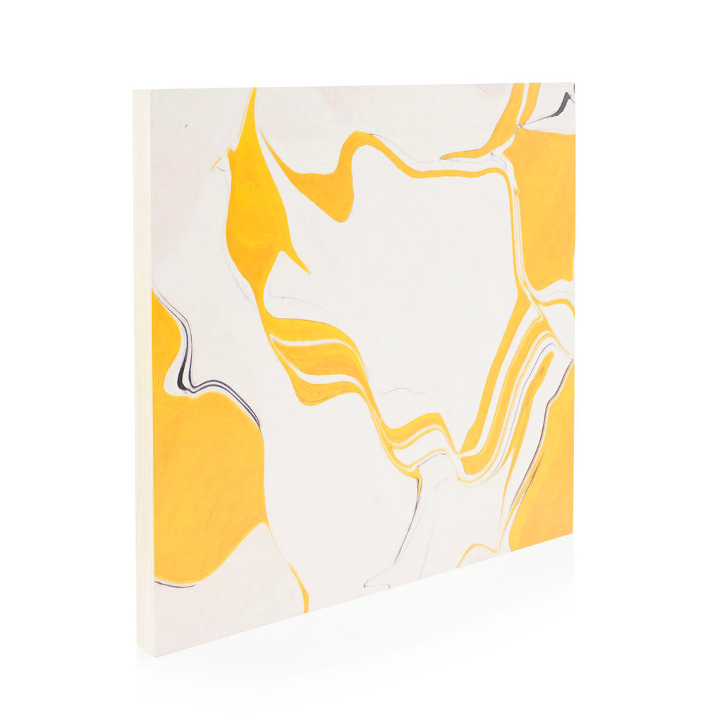 1131 (A+D) Yellow White Black Swirl