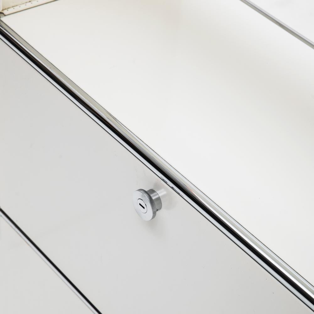 White USM Haller Shelving Unit