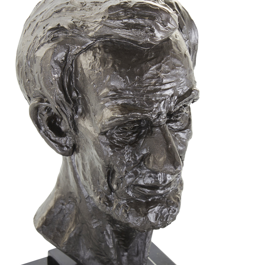 Metal Abraham Lincoln Bust