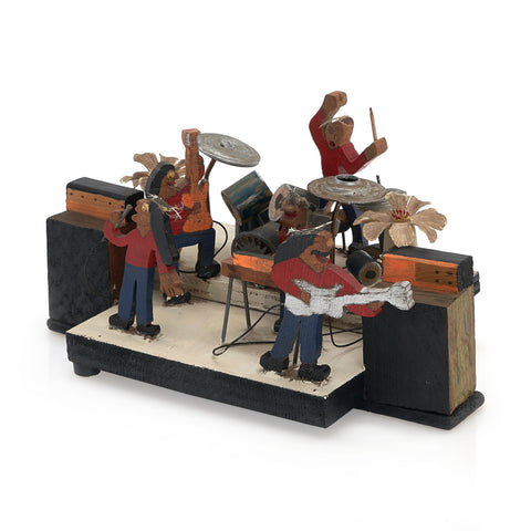 Red Blue Band Figures
