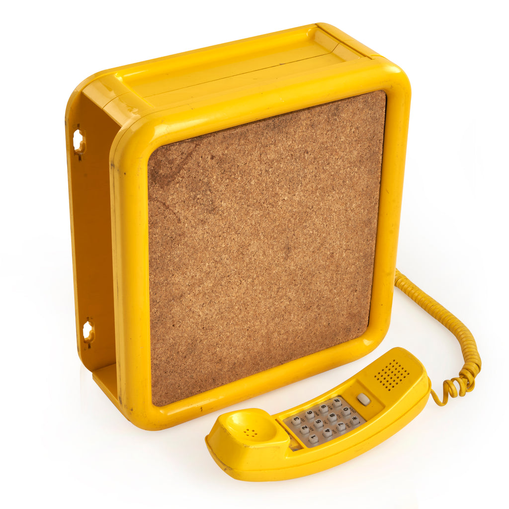 Yellow Cork Board Telephone