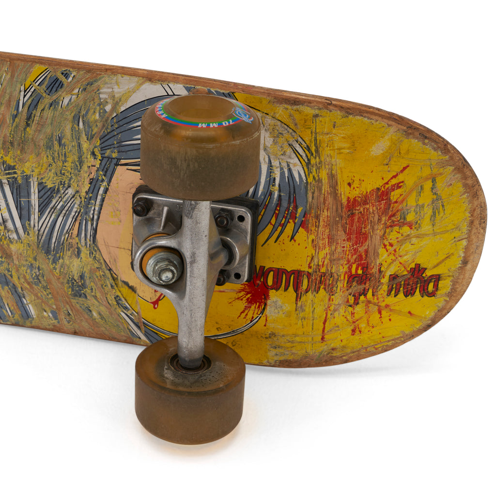 Weathered Hookups Anime Skateboard