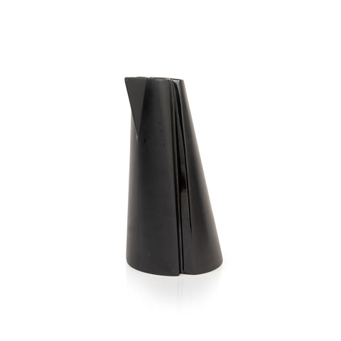 Black Angled Minimalist Ceramic Pitcher (A+D)