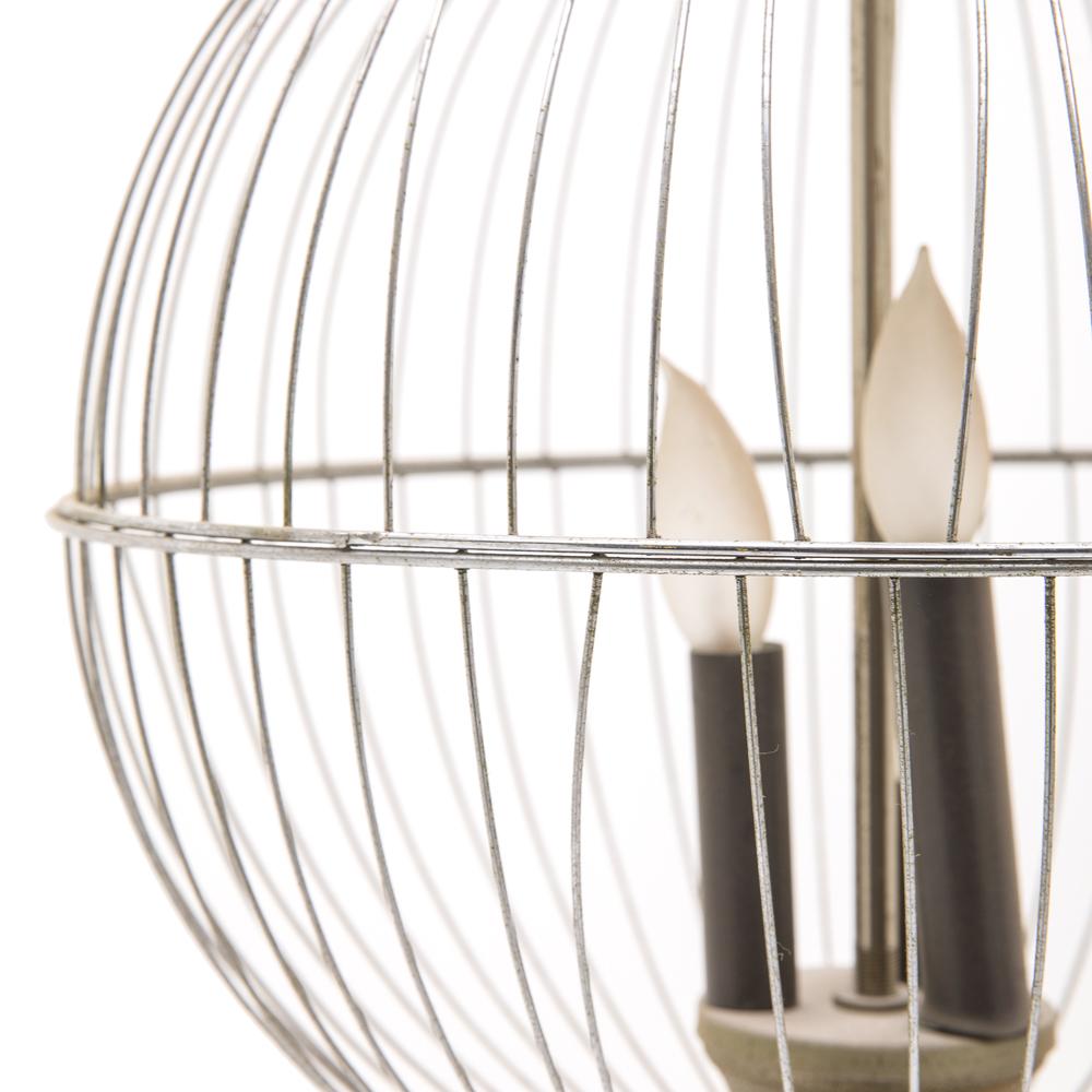 Silver Metal Wire Ball Hanging Pendant