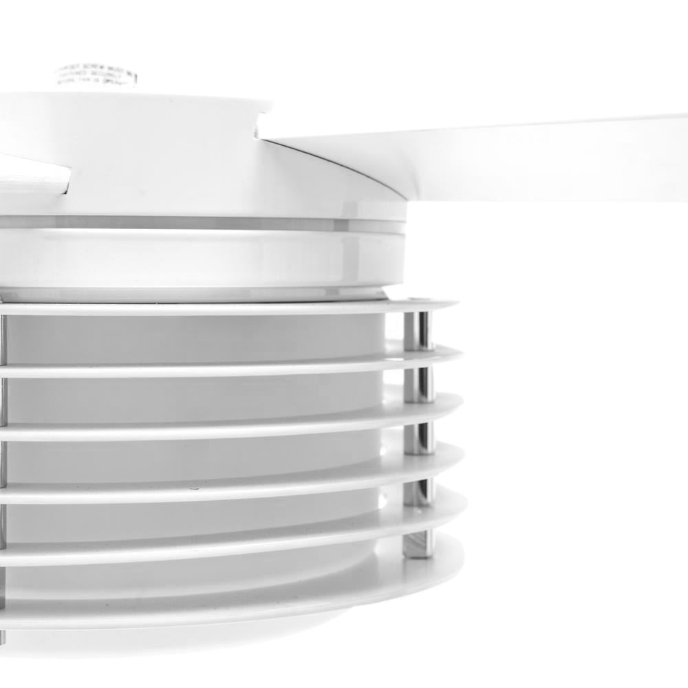 White Contemporary Ceiling Fan