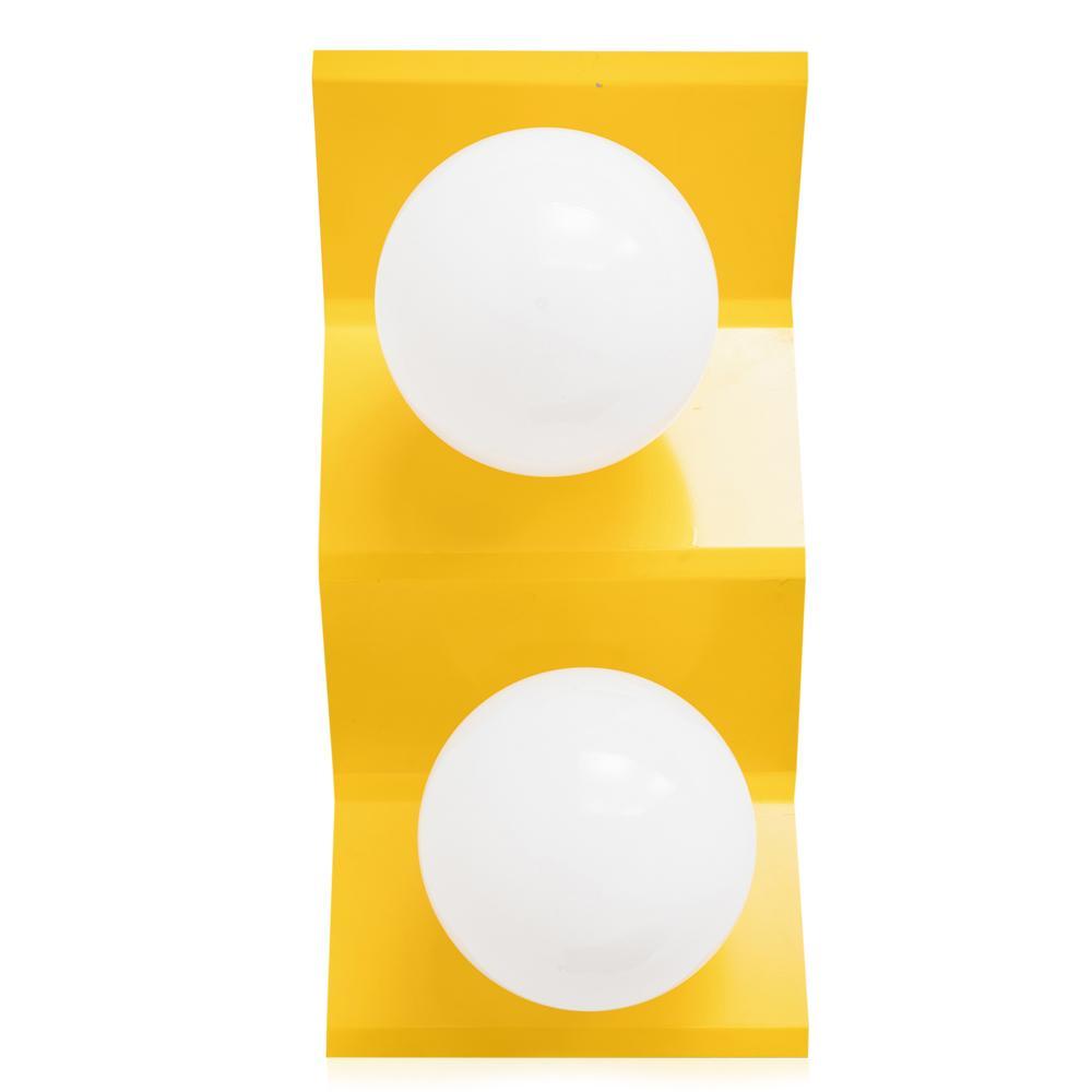 Yellow Zig Zag Wall Sconce