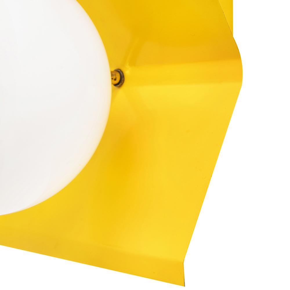 Yellow Zig Zag Wall Sconce