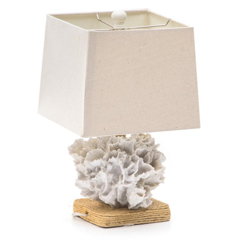 White Coral Table Lamp