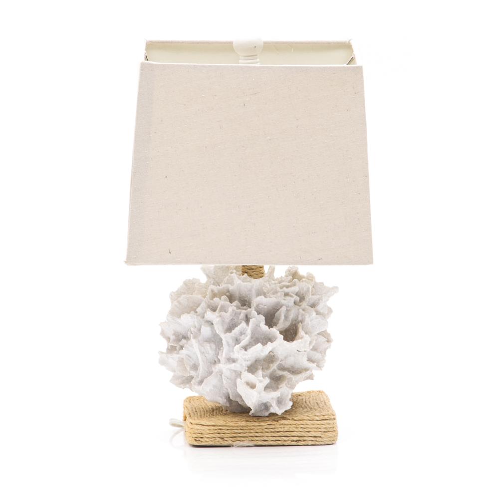 White Coral Table Lamp