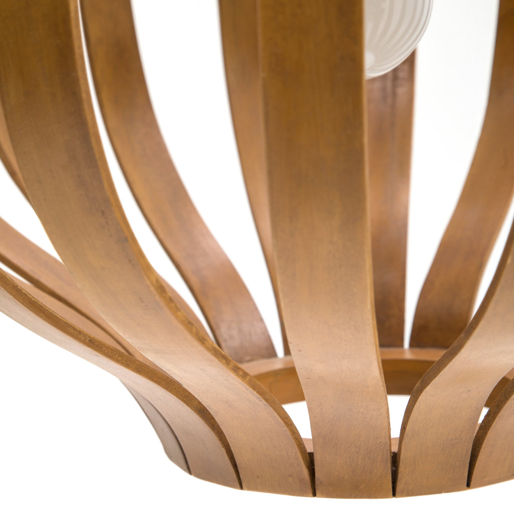 Bentwood Straps Short Hanging Pendant