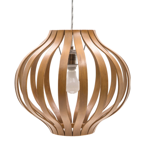 Bentwood Straps Short Hanging Pendant