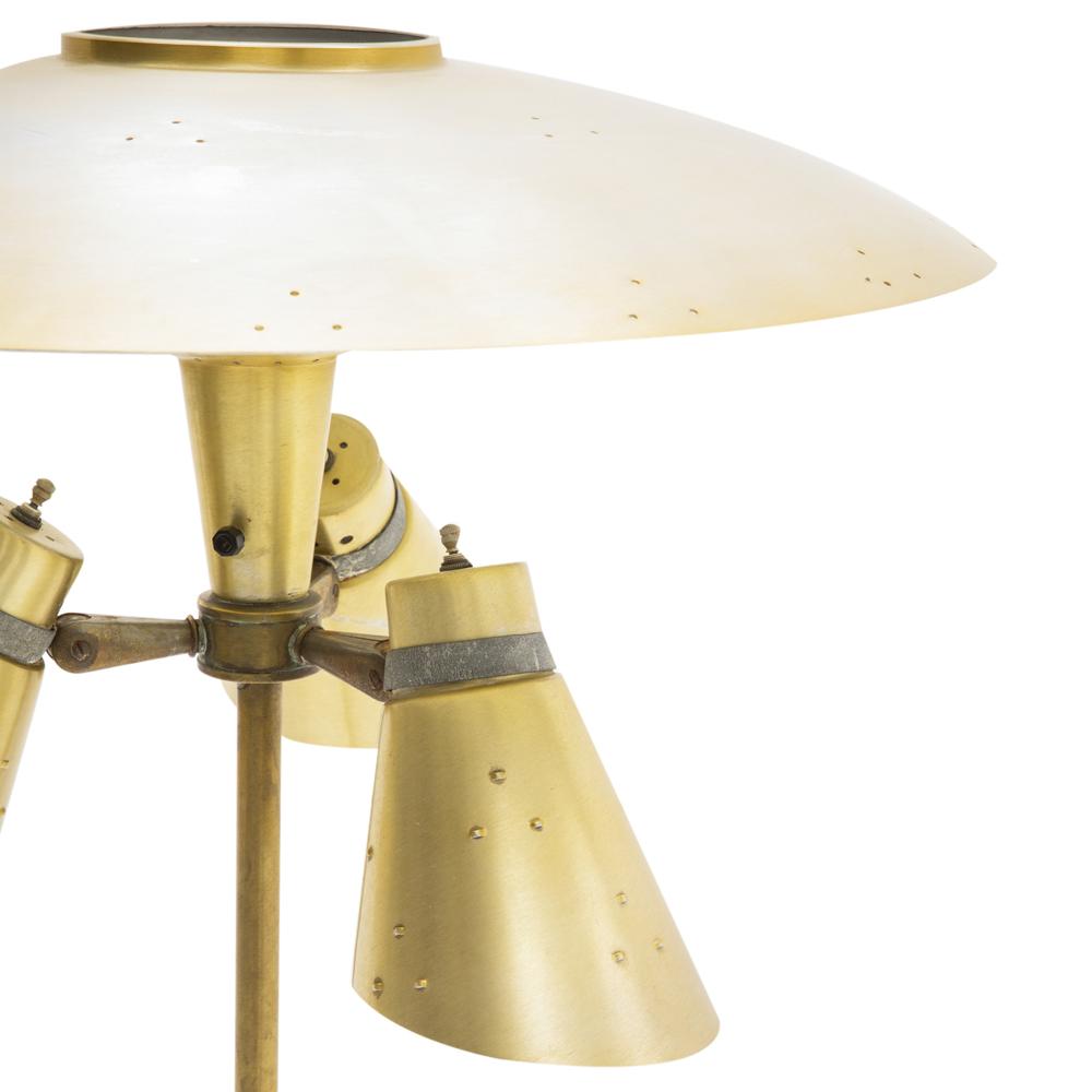 Gold Mid Century Standing Lamp