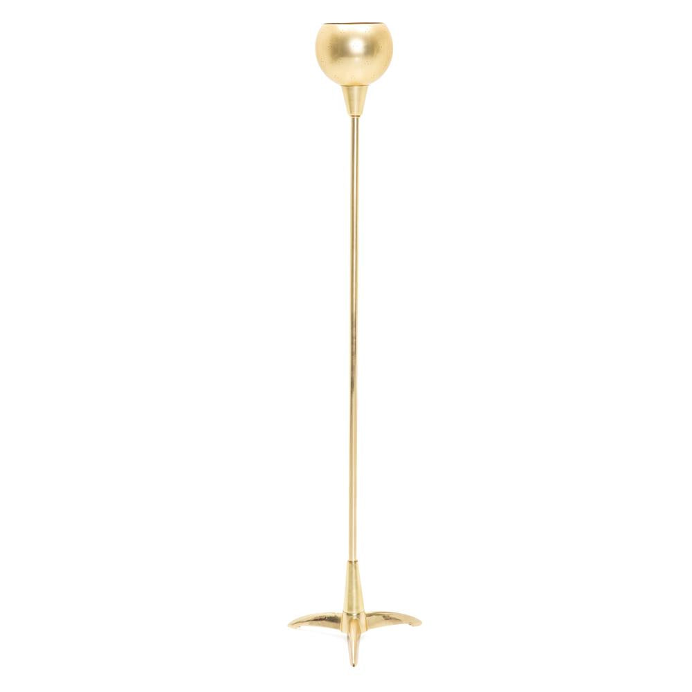Round Gold Standing Lamp