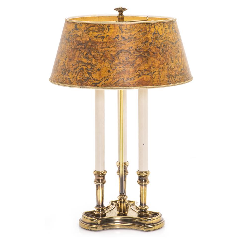 Brass Candlestick Lamp