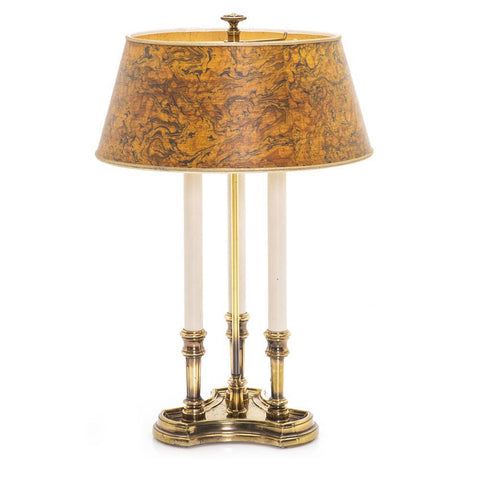 Brass Candlestick Lamp