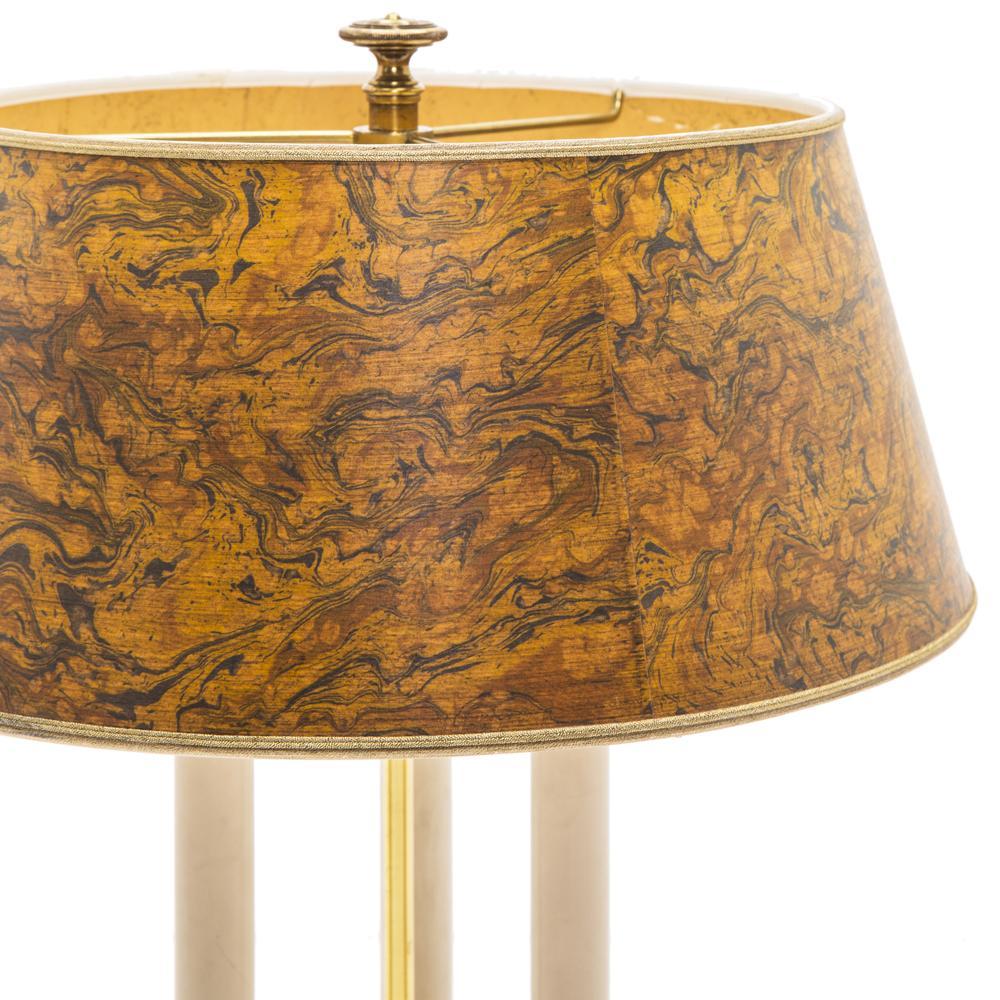 Brass Candlestick Lamp