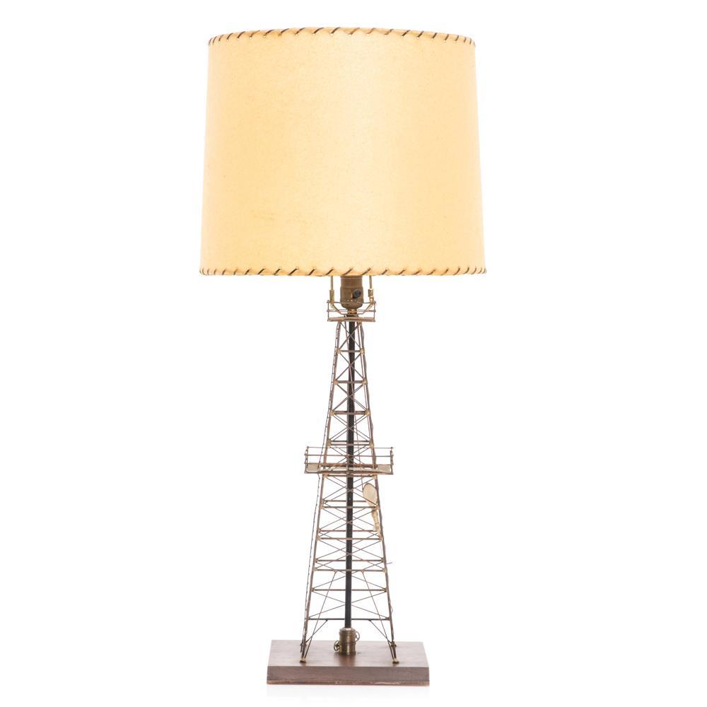Oil Derrik Table Lamp