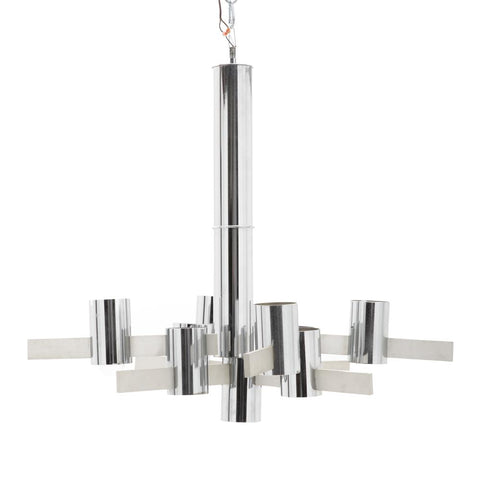 Chrome Tube Pendant Lamp