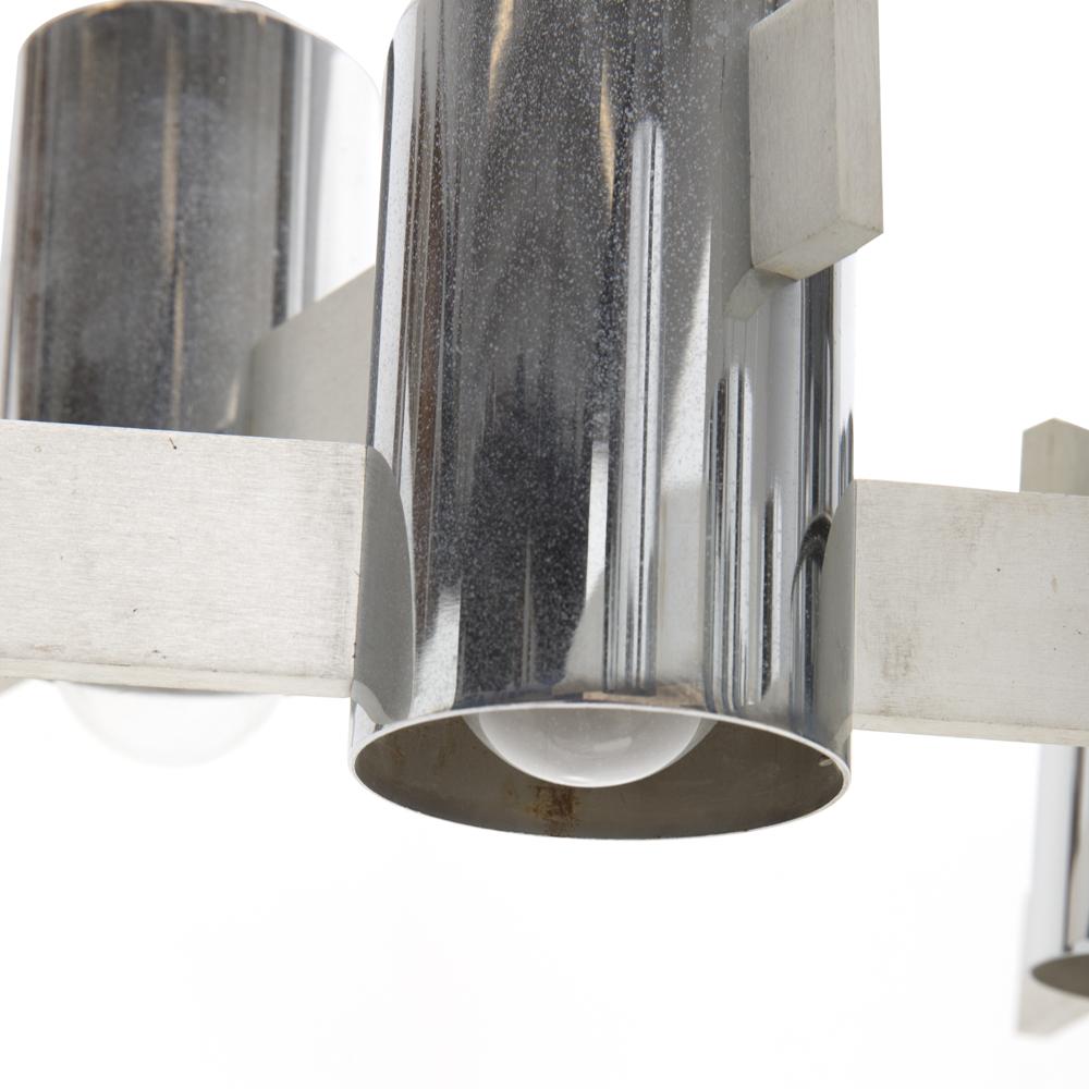 Chrome Tube Pendant Lamp