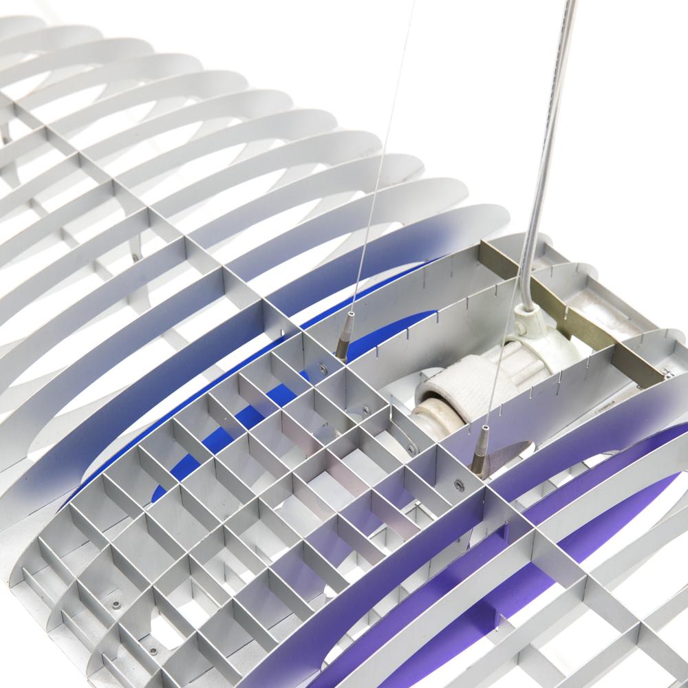 Silver Industrial Wing Pendant Lamp