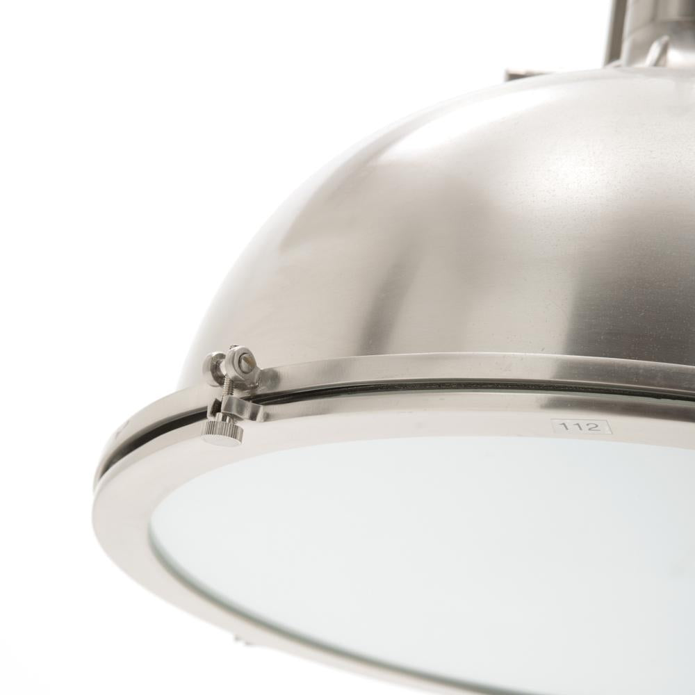 Rounded Chrome Dome Industrial Pendant