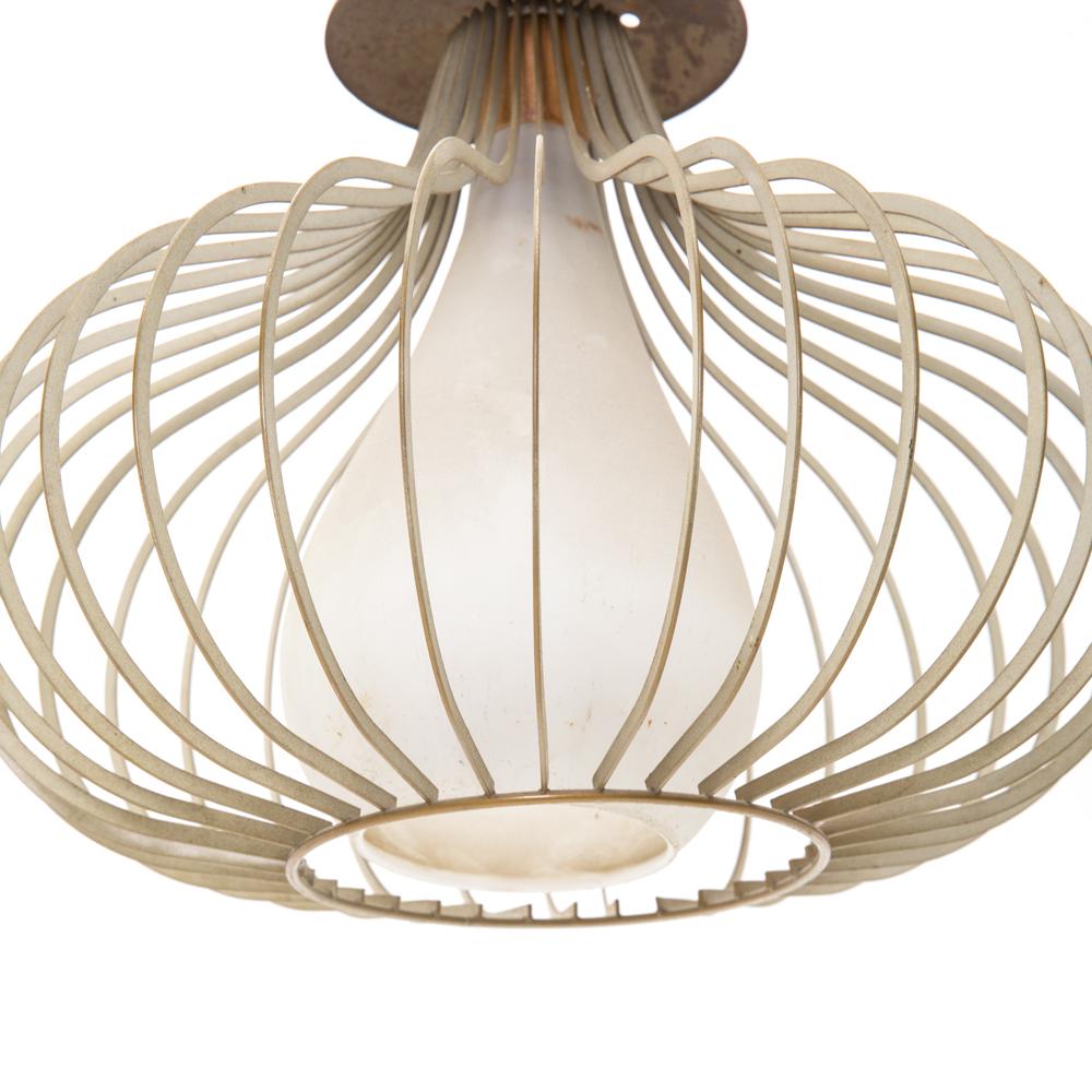 Mid Century Cage Lamp