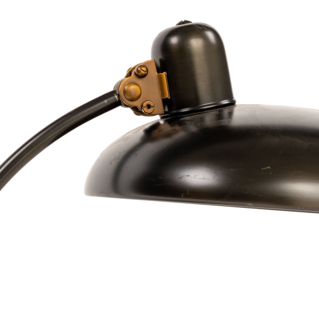 Bronze and Brass Metal Desk Lamp