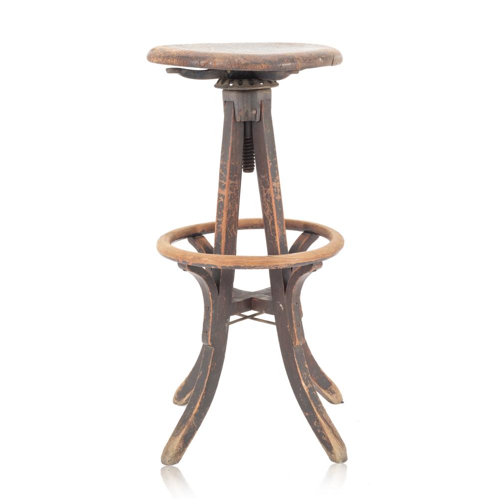 Wood Rustic Stool