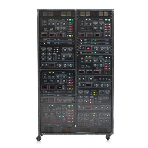Huge Black LED Electrical Audio Panels