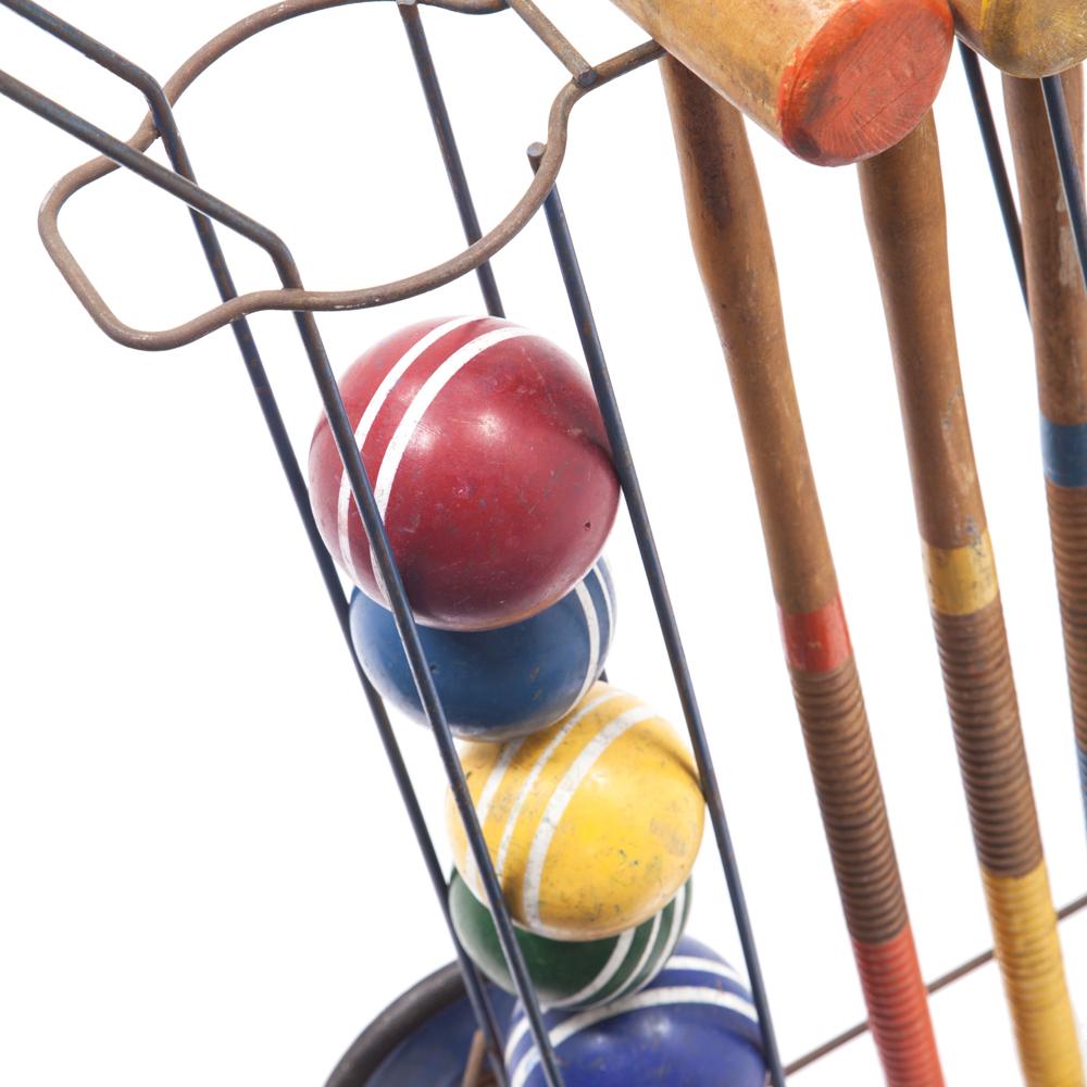 Croquet Set -Metal With Wheels