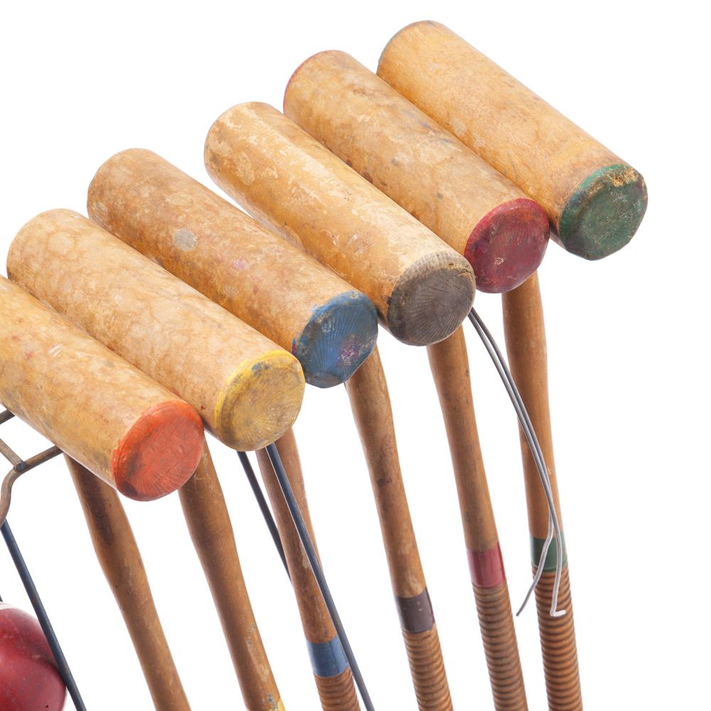 Croquet Set -Metal With Wheels
