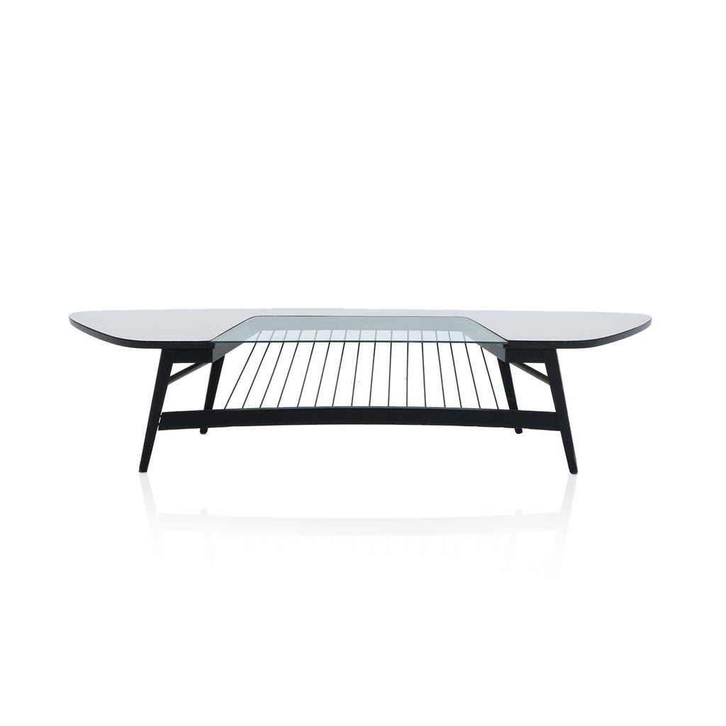Black String Mid Century Modern Coffee Table