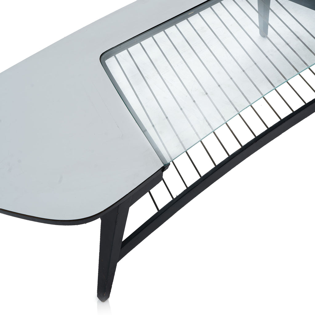 Black String Mid Century Modern Coffee Table