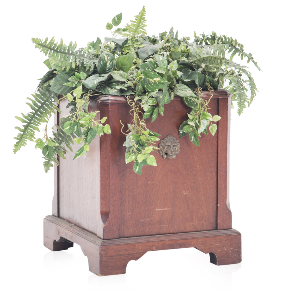 Solid Square Wood Planter